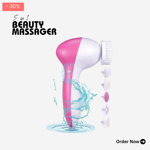 (BrightBazar) 5 In 1 Beauty Care Massager