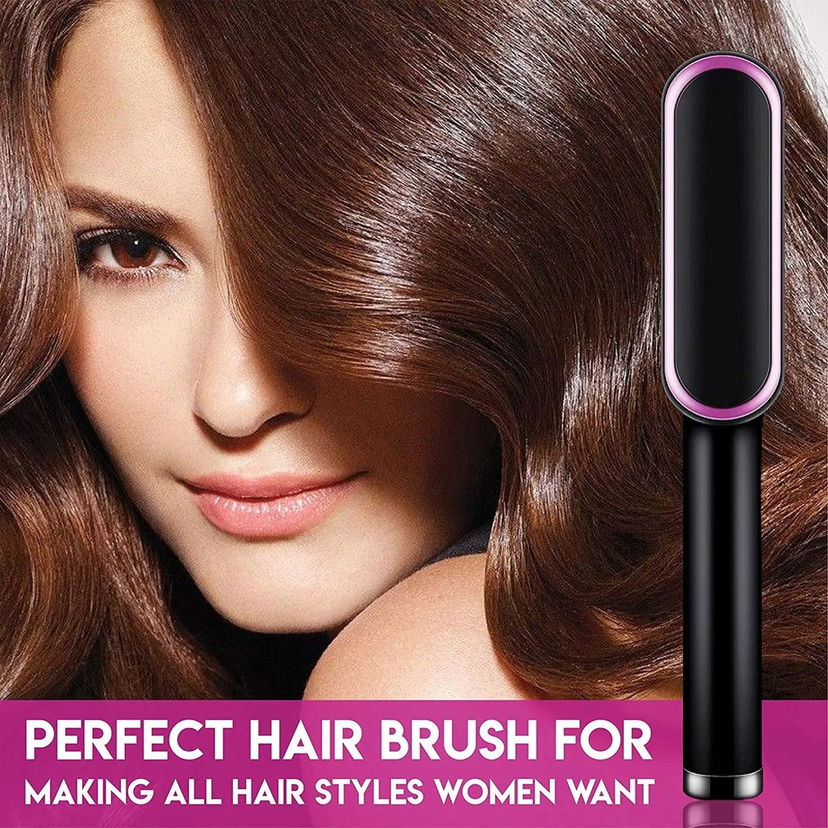 (Bright Bazar) Hair Straightener Brush